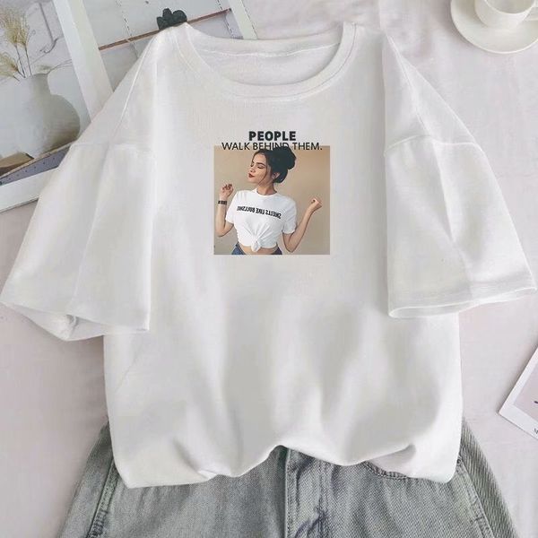 

student white short-sleeved t-shirt female loose half-sleeved female ins fashion underwear clothes t-shirt clothes 2020