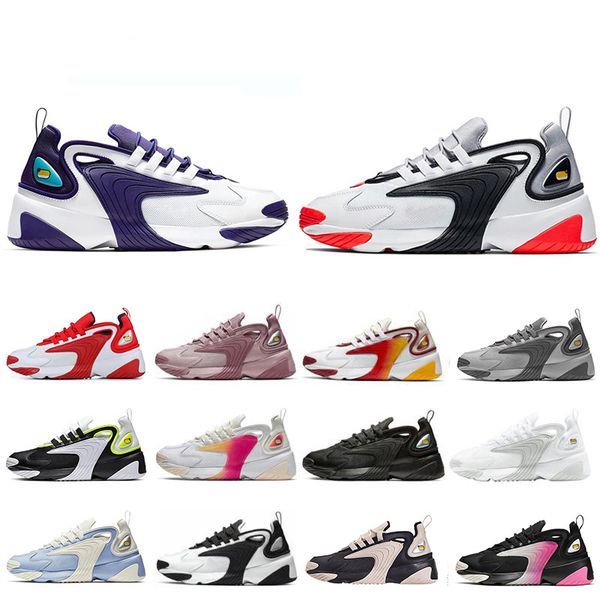 

new style m2k tekno zoom 2k running shoes grey infrared light creamy race red triple black volt for mens women trainers sneakers 36-45