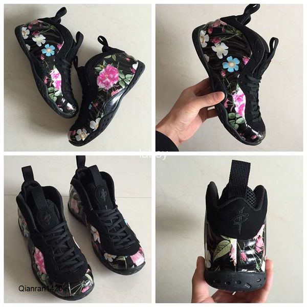 

with box 2020 new mens penny hardaway floral floral black basketball shoes foam one pro designer trainers sneakers athletics chaussures 7-13