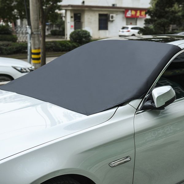

210*125cm automobile magnetic sunshade cover car windshield snow sun shade waterproof protector cover car front windscreen