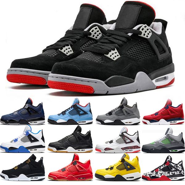 

new bred oreo royalty 4 cool grey 4s iv men basketball shoes what the fiba white cement black cat mens trainers sports sneakers