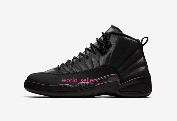

12s 2019 new arrival 12 black basketball shoes winterized wntr with mens trainers