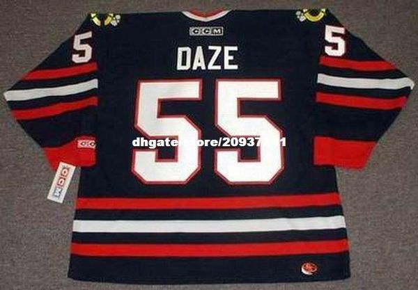 

wholesale mens eric daze chicago blackhawks 1998 ccm alternate retro hockey jersey, Black;red