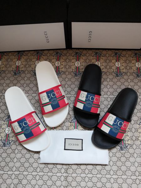 

the latest 2020 designers design men's and women's fashion and leisure, sandals, Black