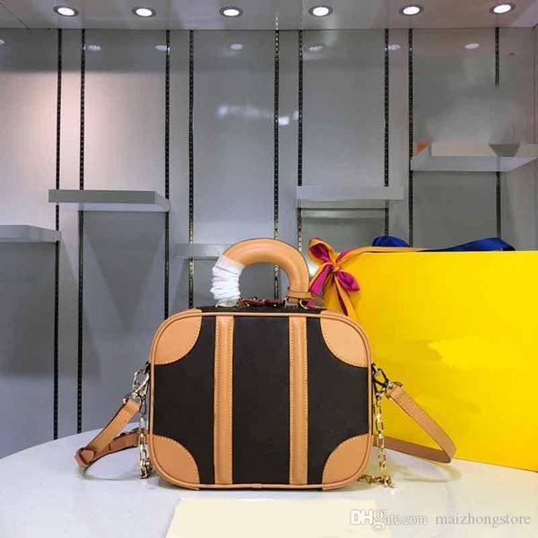 

designer luxury handbag purse valisette women vertical genuine leather fashion totes 3 size l flower handbag