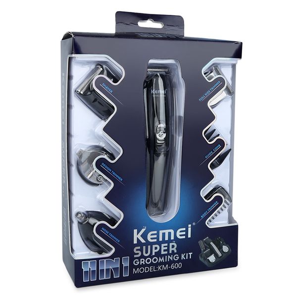

kemei-600 6 в 1 профессиональный триммер для волос 100-240 в нос машинка для стрижки волос бритва наборы электробритва триммер для бороды му