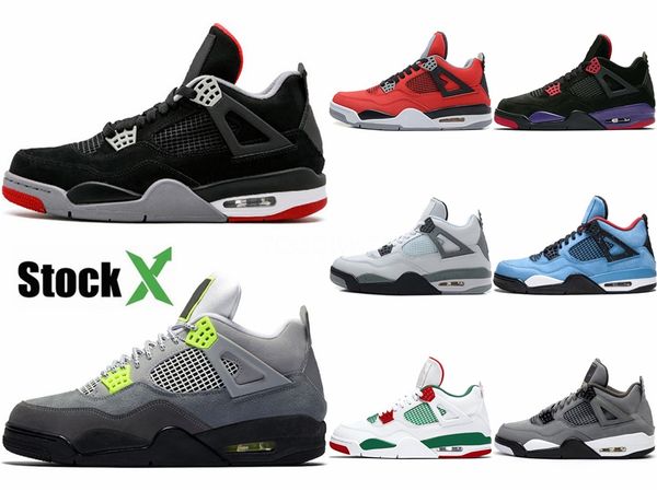 

дешевые jumpman 4 iv баскетбол обувь 4s denim black cat огонь красный бред oreo белый j4 кроссовки сапоги для молодежи детские # 741