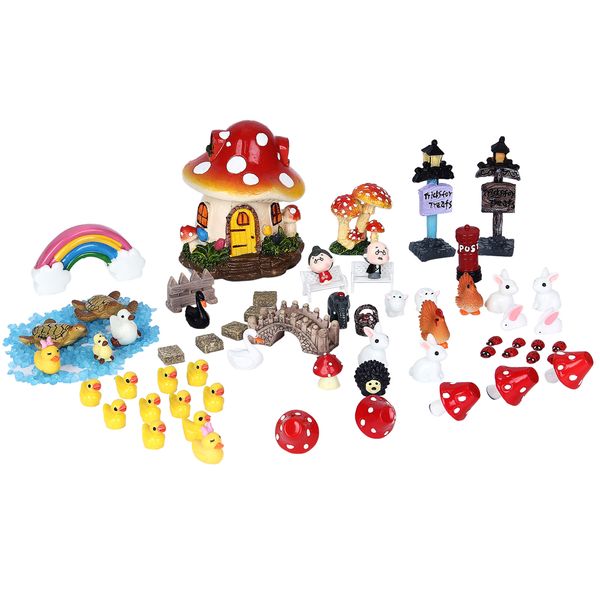 

Миниатюры сад Фея украшения смолы ремесла микро пейзаж Diy Кукольный дом бонсай фи