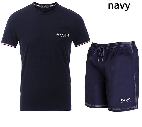 

2020 summer sport men's sportswear t shirts+pants running shorts sets clothes sports joggers training gym fitness suits men tracksuits, Gray