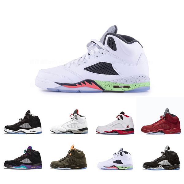 jordan retro 5 azul con dorado