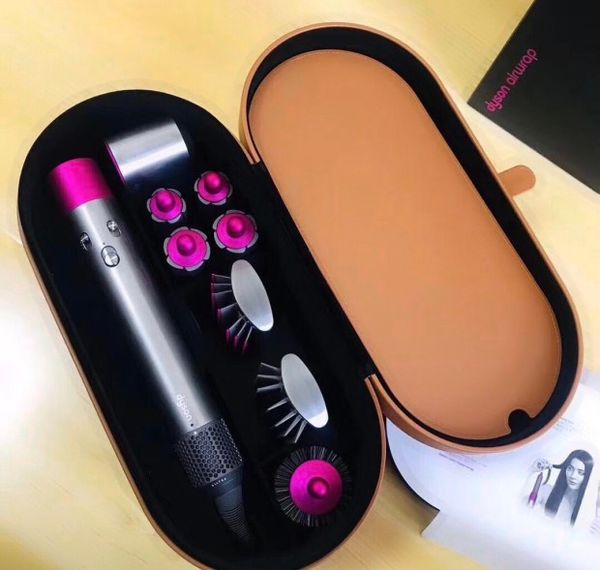 

Authentic daw on purple multi function hair curler tyling machine daw on hair dryer traight dual u e negative ion hair comb wi