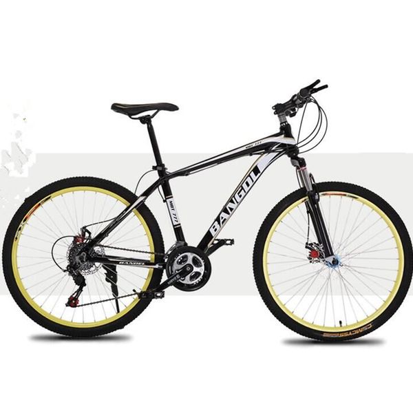 

double disc bicycle high carbon steel materials 26 inches 21 speed double disc brake