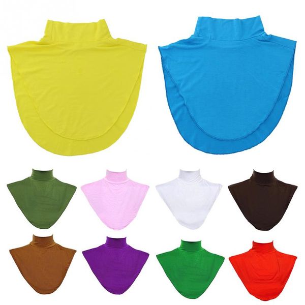 

muslim moslem women hijab modal turtleneck neck cover dickey false collar