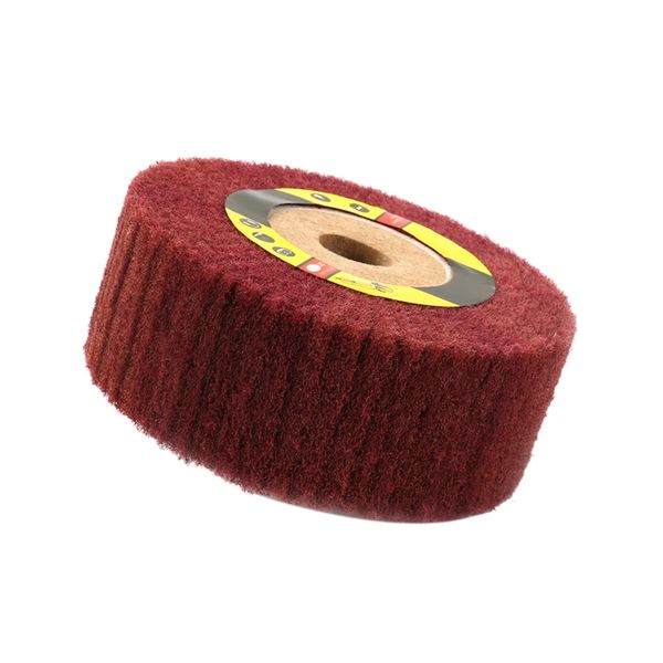 

scouring pad 5 inch grinding wheel flap mop polishing wheel disc 320# 20mm bore 2 inch thick new 1pc