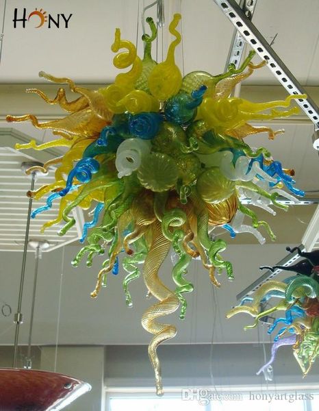 

Free Shipping 110v/120v/220v/240v CE/UL Cheap Fancy Villa Decor Unique Shaped Blown Murano Glass Chandelier