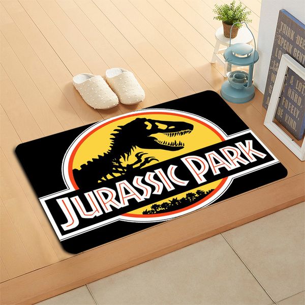 Hearmny Jurassic Park Doormat Floor Bath Kitchen Beach Mat Flannel