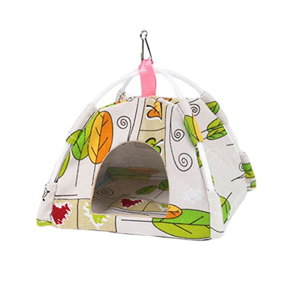 

hamster rabbit chinchilla guinea pig tent teepee canvas cave bed multicolor