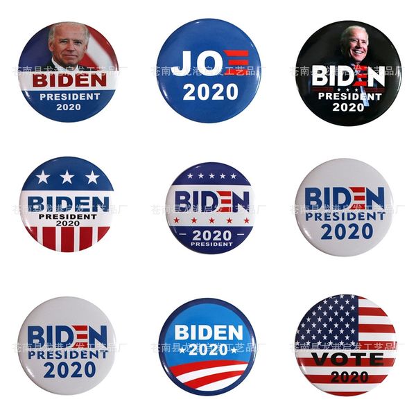 

u.s.a & new zealand biden badges flag biden badge flag lapal pin on backpack pins for clothes xy0370 #384, Silver