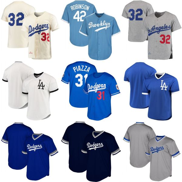 

Los Angeles Brooklyn 31 Mike Piazza 32 Sandy Koufax Dodgers Jackie Robinson Baseball Jerseys Free Shipping