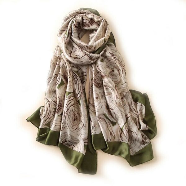 

women scarf elegant travel daily outdoor rose flower soft artificial silk wrap party shawl warm autumn winter long, Blue;gray
