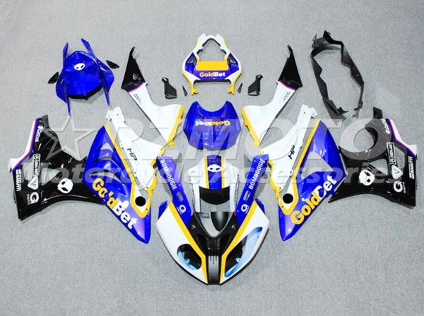 

4gifts new abs motorcycle full fairings kits fit for bmw s1000rr 2009 2010 2011 2012 2013 2014 09 10 11 12 13 14 set yellow blue white