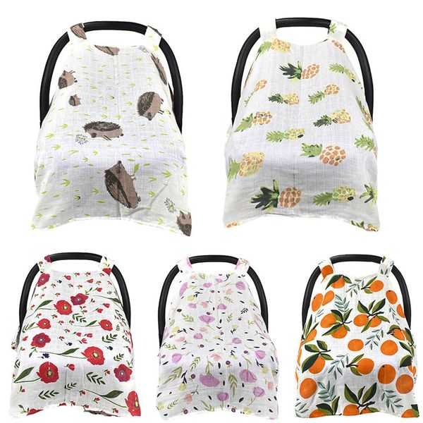 

materity baby stroller sunshade floral print newborn car seat canopy pushchair prams cover baby stroller accessories poussette