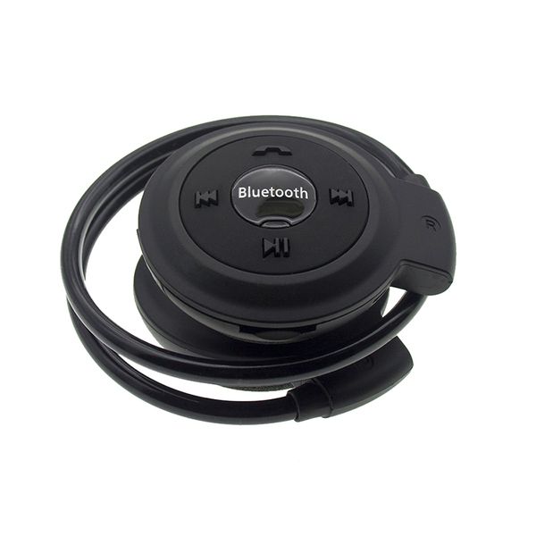 

mini bluetooth headphone handsmp3 player wireless stereo sport headset support tf card fm headband headphone hot