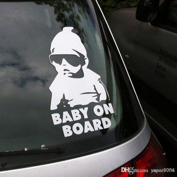 

baby on board car safty sticker decal waterproof night reflective wall stickers car covers