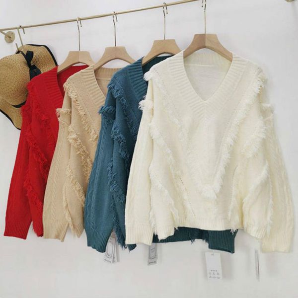 

новое прибытие толстые зимние вязаные женщины свитер, White;black