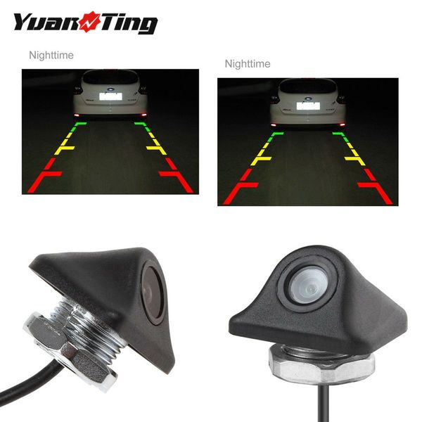 

yuanting 170 degrees wide angle ccd hd car front side rear view backup parking camera reverse/forward waterproof universal