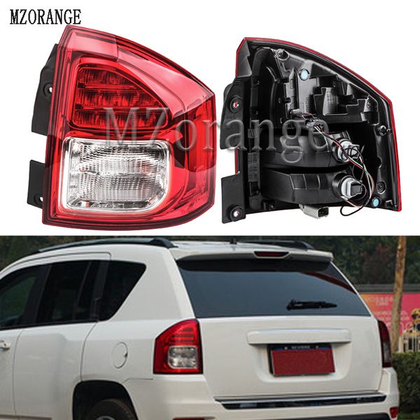

mzorange replacement parts for compass 2011-14 external rear left right taillights turn signal brake lights lamps assembly