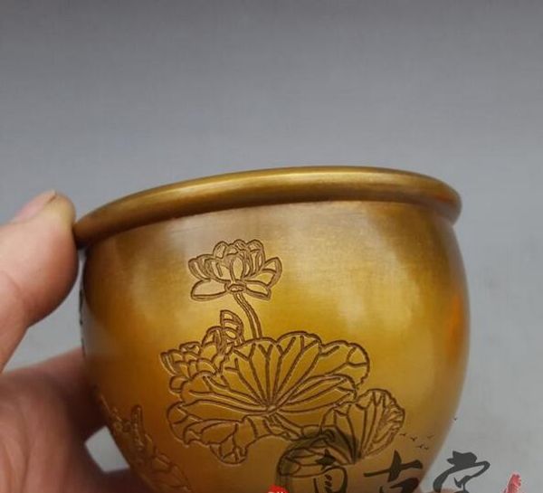 

специальное предложение чистой меди лотос медного горшок украшение поли богатство бак маленький горшок кадило пепельница украшение дома пода