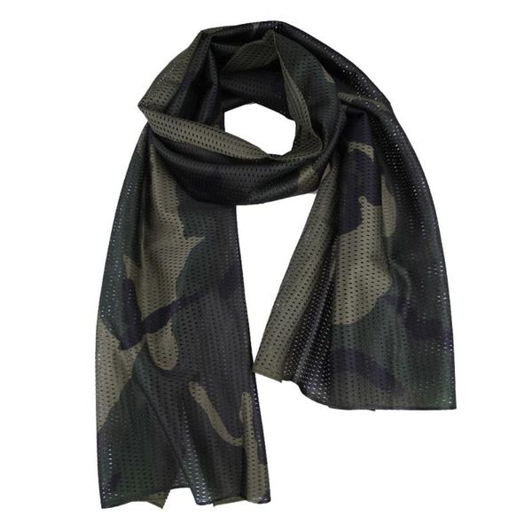 

jungle muffler breathable headband scarves multi tactical camouflage fish net mesh army veil cover neckerchief camo outdoor scar, Blue;black