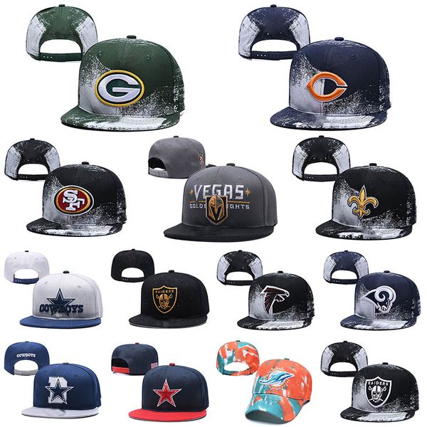 

2019 New Men Womens Sports Team High Quality Black Gery Embroidery Outdoors Caps Adjustable Snapbacks Hats