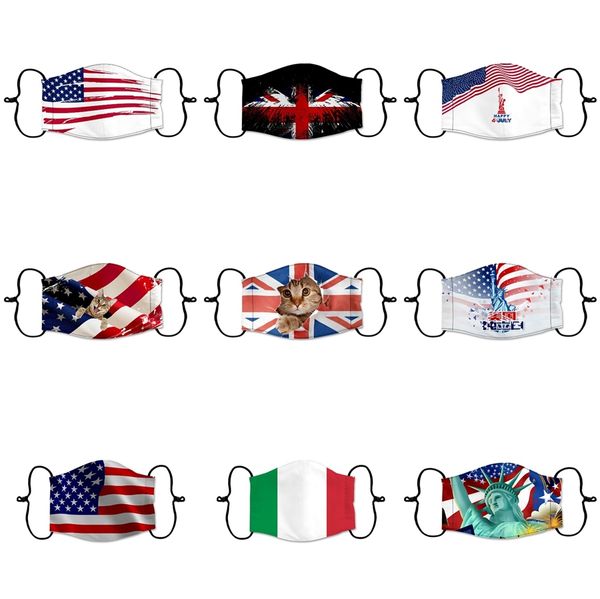 

designer mask folding pm2.5 activated carbon stereoscopic mask with breathing valve face mask with self-priming filt #245