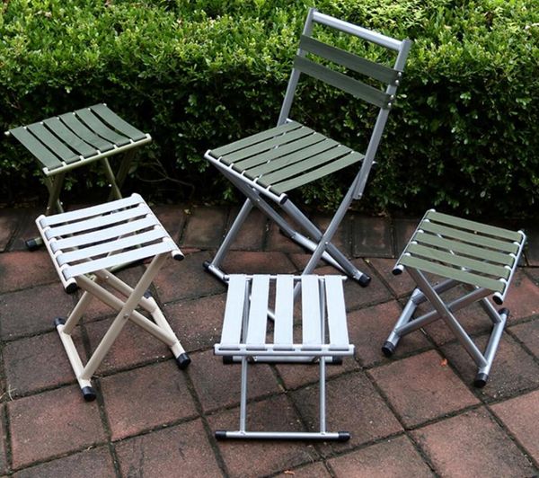 

sufeile folding stool outdoor thickening backrest fishing chair, portable bench outdoor camping barbecue necessary d5