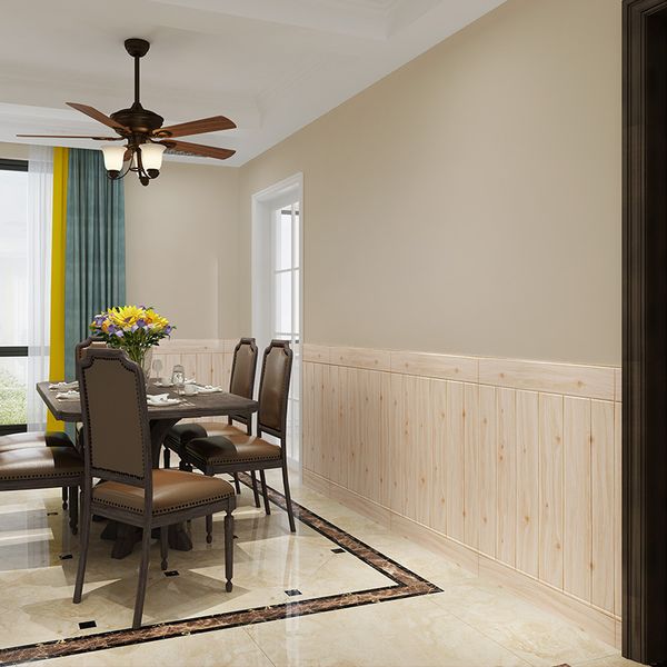 

pe foam 3d wallpaper diy wall stickers wall wood grain decor embossed stone wallpaper room house 35x70cmx2pcs