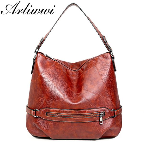 

arliwwi vintage pu women bags ladies hand shoulder bags for women p016