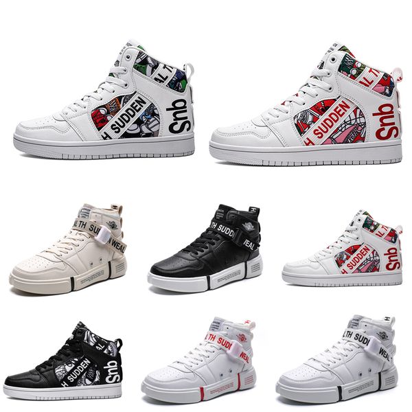 

non-brand women men fashion designer shoes white black multi-colors comfortable mens trainer sports sneakers style 16