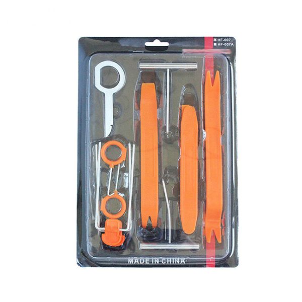 

12 pcs/set plastic car radio door clip panel trim dash audio removal pry tool repairing car tools