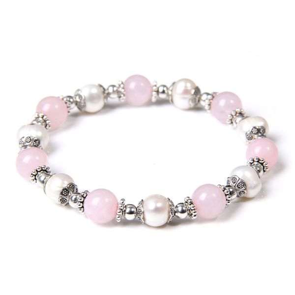 

натуральный камень жемчужный браслет из бисера для женщин девушки кристаллический кварц простой стиль цвета золота браслеты ювелирные подарк, Black