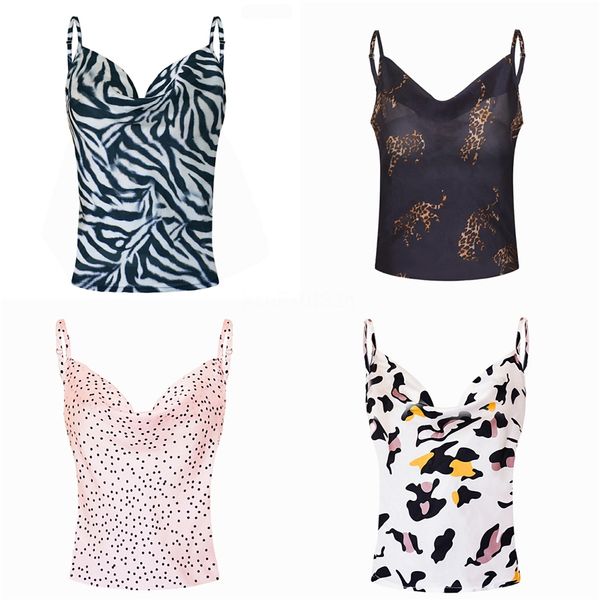 

white lace satin casual summer tank 2020 solid color female tee sleeveless shirt vest women clothing y200512 #801
