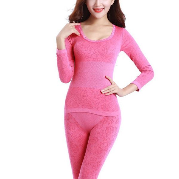 

women ladies winter warm + leggings pant shaping thermal underwear, Black;white