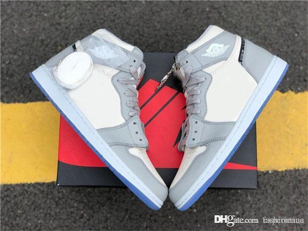 

released authentic x 1 low high og basketball shoes men wolf grey sail pn dust white 1s designer sports zapatos outdoor sneakers