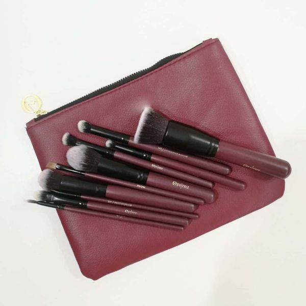 

new makeup brushes 10 pieces makeup brush set professional tools +bag epacket gift