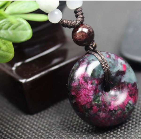 

a fine jade jade peach peach pendant buckle natural lovers, Silver