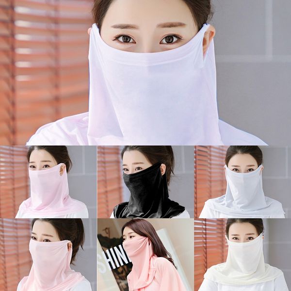 

ysy39 shipping with filter scarf mask scarves kid fashion printing scarf turban neck sun protective face magic bandanas masks new, Black