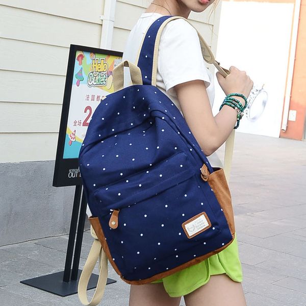 

2015 new women backpack printing backpack school backpacks canvas 0056