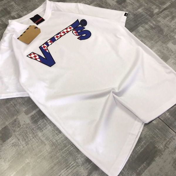 

19SS New Style Lady Leisure Fashion Womens Designer T Shirts Letter Printing New Trend Pure Cotton Womens Designer Clothing