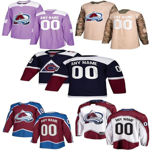 

2018 -2019 news colorado avalanche hockey jerseys mens kid women 9 matt duchene custom any name any number colorado avalanche hockey jerseys, Black;red